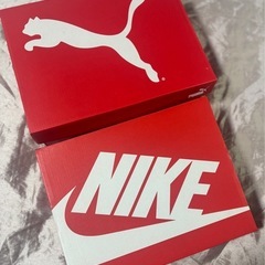 さしあげますNIKE、PUMA スニーカー空箱