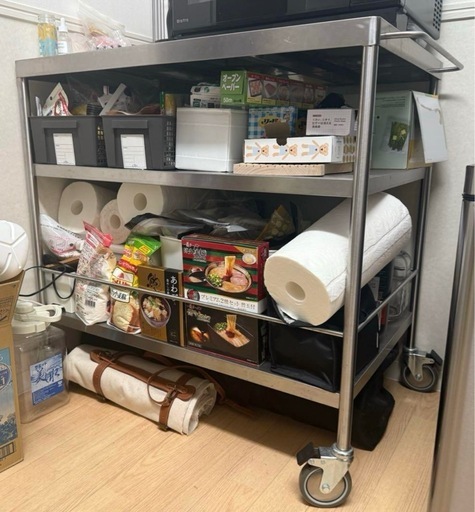 FLYTTA フリッタ キッチンワゴン, ステンレススチール - IKEA