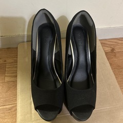 厚底 ヒール パンプス