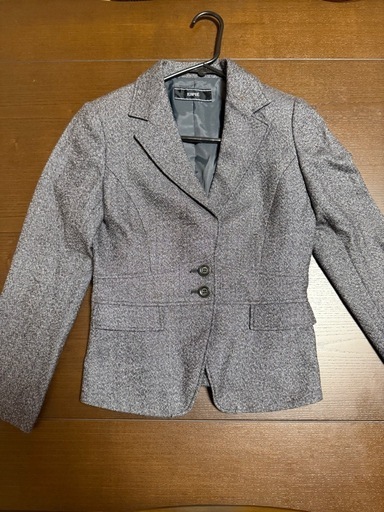 グレー系 テーラードジャケット＆スリムフィットパンツ セット