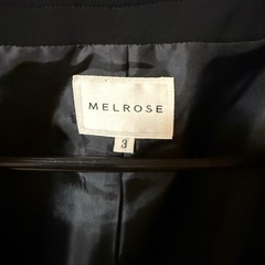 Melrose 黒 テーラードジャケット サイズ3の画像