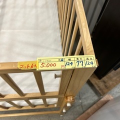 【ベビーベッド　マット付き】クリーニング済み【管理番号11905】伊の画像