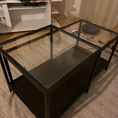 【引き取り確定しました】IKEA ガラステーブル