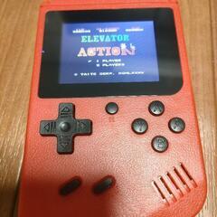 【新品】レトロゲーム機 赤  FCエミュレーター 2Pコン追加可能の画像