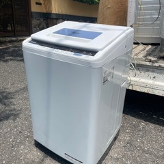 北九州市内配送無料　保証付き 値下げた HITACHI 日立 洗濯機 全自動洗濯機 ビートウォッシュ BW-T805の画像