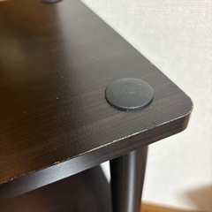 3段　ラック　ダーク木目調の画像