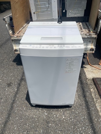 北九州市内配送無料　保証付き 2020年製　全自動洗濯機 ZABOON（ザブーン） グランホワイト AW-7D9-W [洗濯7.0kg /上開き]