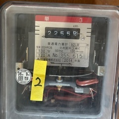 電気メーターの画像