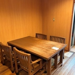 商談中　ダイニングテーブルセット