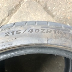 海外製 ミネルバ 215/40r18 夏 2本の画像