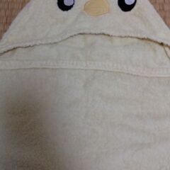 【さしあげます！】ひよこ柄 マントタオルの画像