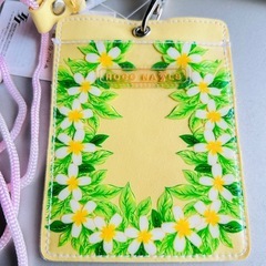 【未使用品】ROCONAiLS  ロコネイル　プルメリアパスケースの画像