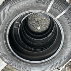 中古　タイヤ　4本18インチ　DUNLOP　GRANDTREK AT3　265/60R18 プラド　パジェロの画像