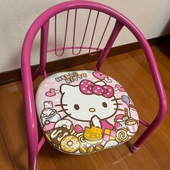 キティちゃん豆イス★★ほぼ使っていないので美品です ①
