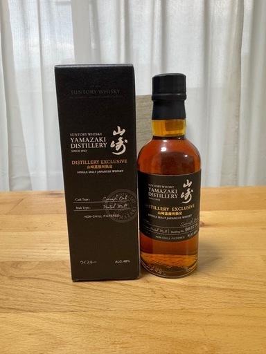 山崎蒸留所限定 山崎180ml スパニッシュオーク ピーテッドモルト