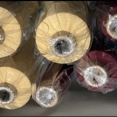 テイジン ウーリー糸 まとめ売り ベージュ系とワインレッド系の画像