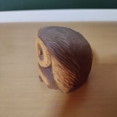置物 ふくろう 木製の画像