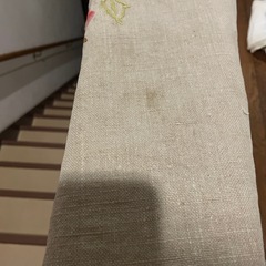 麻　刺繍　クロスの画像
