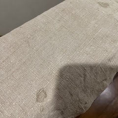 麻　刺繍　クロスの画像
