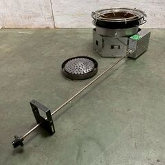 【SHINPO】 シンポ ガスコンロ こんろ機能付焼物器 焼肉 テーブルロースター埋込用 LPガス用 1LXC1C1L ⑪ 鍋対応 N0875 の画像