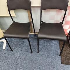 スタッキングチェア黒　待ちイス　ニトリ