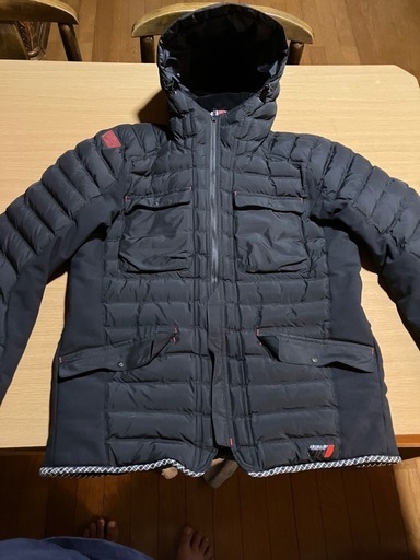 クシタニダウンコートXL パーカー付き