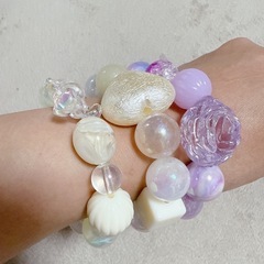 大量♡キッズブレスレット　60個の画像