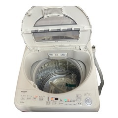 SHARP 洗濯機 ES-GV8ES-S 2021年製の画像