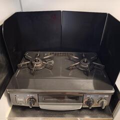 ガスコンロ リンナイ KSR562BKR + 油ガードの画像