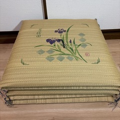 国産 い草 座布団 菖蒲園 夏用 座布団 5枚 中古 うれたん ...