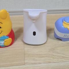 ミューズ ノータッチ 自動 ディスペンサー 本体 くまのプーさん の画像