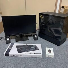 受け渡し予定者決定🦖モンハン対応ゲーミングPC　💻⌨🖱デバイスセット Windows11正式対応　ライセンス認証ありの画像