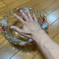 早い物勝ち　曽我ガラス　ガラス皿の画像