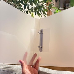 無印良品　2穴バインダーの画像