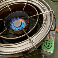 【SHINPO】 シンポ ガスコンロ こんろ機能付焼物器 焼肉 テーブルロースター埋込用 LPガス用 1LXC1C1L ⑫ 鍋対応 N0876の画像