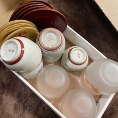 今晩0円　無料　湯呑み　茶たく　セットの画像