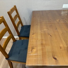 IKEA ダイニングテーブルセット椅子4脚ヨックモック (みさ) 大船