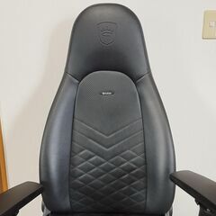 【美品】noblechairs ICON ノーブルチェアーズ アイコン ゲーミングチェア ブラックの画像