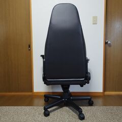 【極美品】noblechairs ICON ノーブルチェアーズ アイコン ゲーミングチェア ブルーの画像