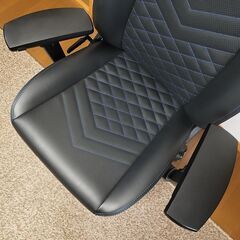 【極美品】noblechairs ICON ノーブルチェアーズ アイコン ゲーミングチェア ブルーの画像