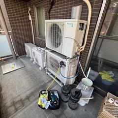 ネット通販で買ったエアコンの取り付け作業　13500円〜