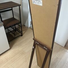 【木目調】スタンドミラー　アルブル(ステイン)の画像