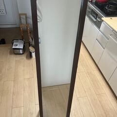 【木目調】スタンドミラー　アルブル(ステイン)の画像