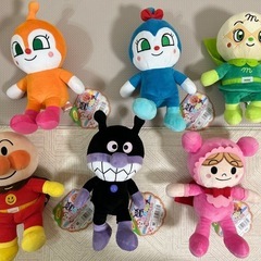 美品　アンパンマン　ふわりんスマイル
