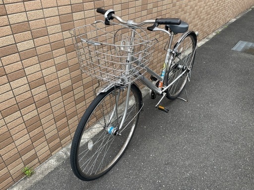 人気ブランド新作豊富 シティ車 マルイシ formation シルバー 27インチ 変速付き 自転車本体