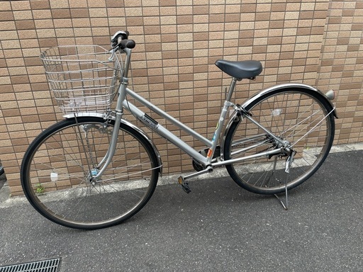 本物品質の formation マルイシ シティ車 シルバー 変速付き 27インチ 自転車本体
