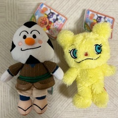 美品　アンパンマン　プリちぃビーズ　おむすびマン