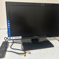DX BROADTEC 22V型 液晶テレビ 本体とリモコン