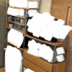 食器棚　ステンレスユニットシェルフ　無印良品
