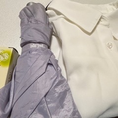 未使用GUシャツS・薄紫折りたたみ傘・石鹸